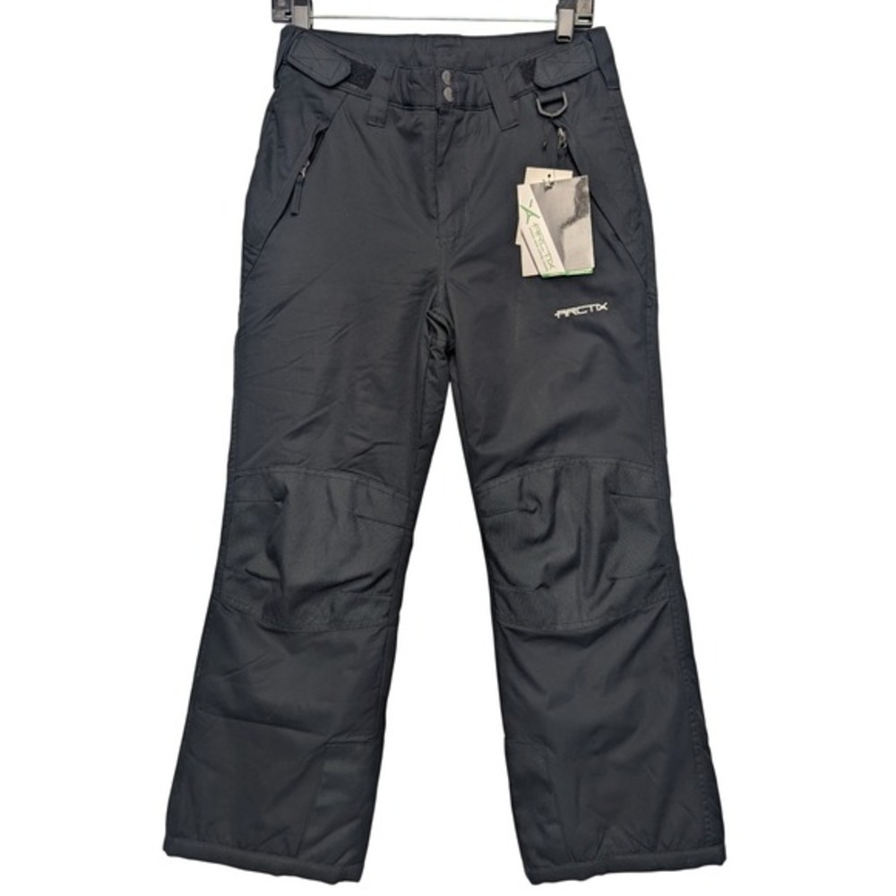 Arctix Youth Reinforced Snow Pants Black Size Medium 10-12 Insulated 1150-00 NEW
